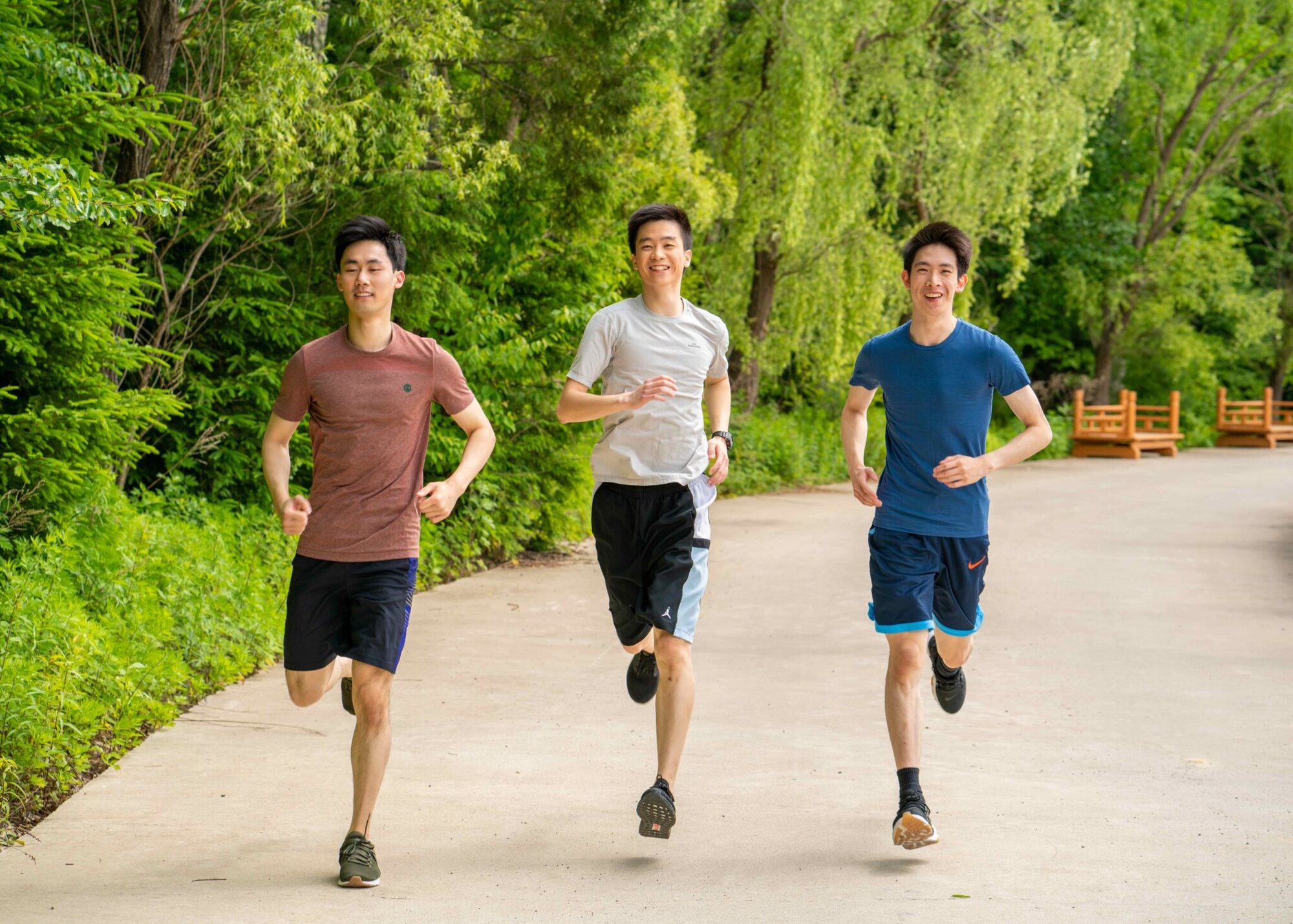 Fei Tian Campuses - Students Jogging